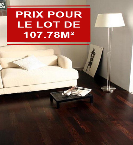 Wengé Contrecollé 3 frises Huilé Biotec - Accueil - Over Parquet