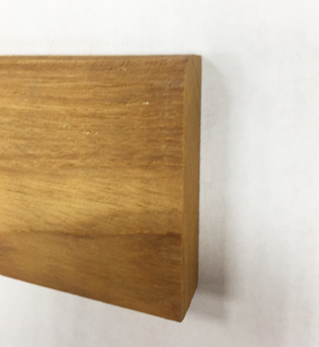Plinthe Teck Massif Brut Aboutée - Plinthe Bois - Over Parquet