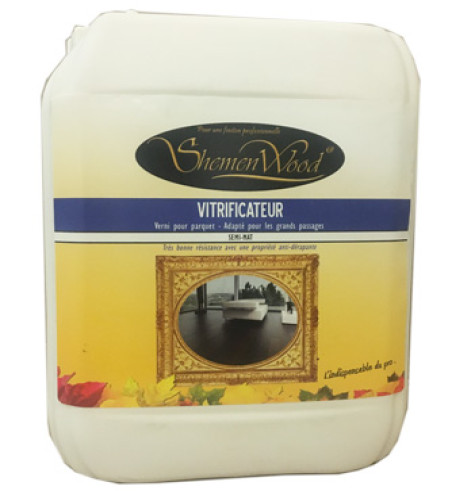 Vitrificateur Incolore ShemenWood Grand Trafic Semi-Mat 5L + Durcisseur 0,5L - Accueil - Over Parquet