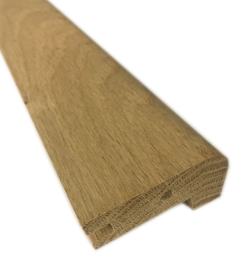 nez de marche chêne massif brut 50x22x14 2ml ( pour parquet 14/15mm) - Accueil - Over Parquet