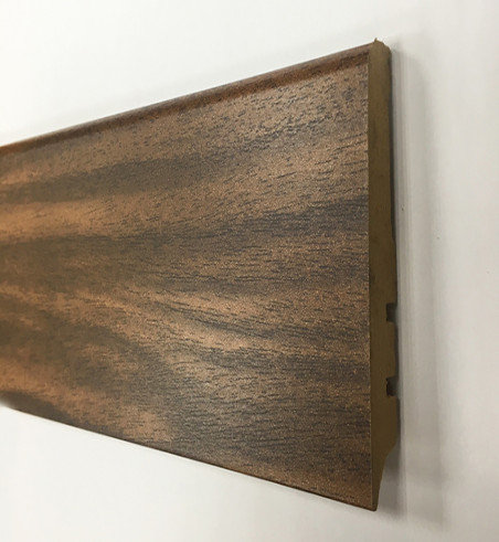 Plinthe Mdf Finition Noyer 80x15 (0250) - Accueil - Over Parquet