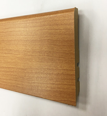 Plinthe MDF finition Merisier - Accueil - Over Parquet