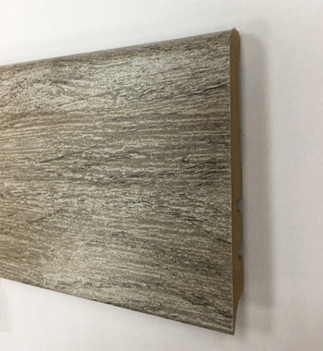 Plinthe Mdf Finition Chêne Gris Titane Argent 80x15 (1040) - Accueil - Over Parquet
