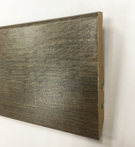 plinthe mdf finition chene fonce reglisse 80x15 (1142) - Accueil - Over Parquet