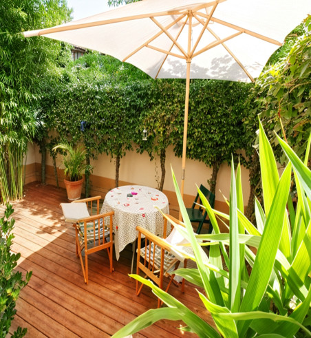 Lame de Terrasse Kempas Brut Aboutée - Accueil - Over Parquet