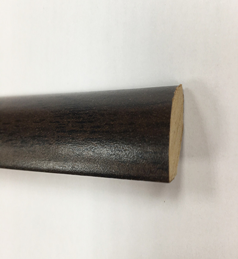 1/4 de rond wenge 14x14 (1001) - Accueil - Over Parquet