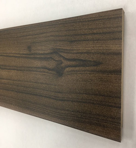 Plinthe Noyer Bord carré - Accueil - Over Parquet