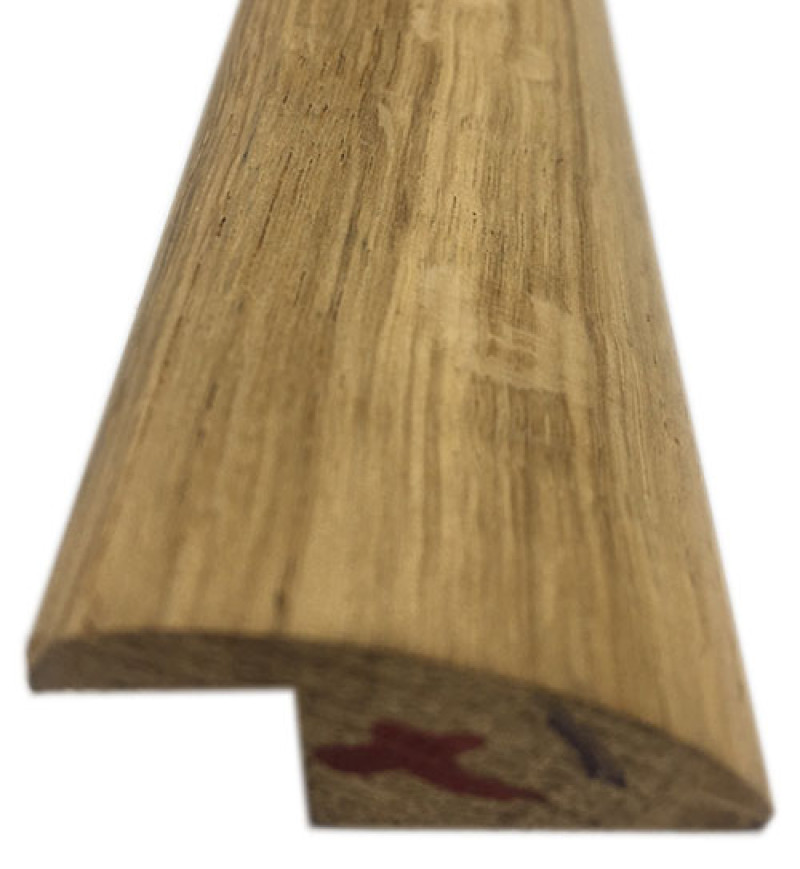 Barre de Seuil Chêne Massif Brut Diff de Niveau en 2ml 35x14 - (jusqu à 1cm de différence max) - Accueil - Over Parquet
