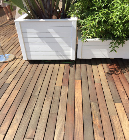 Lame de terrasse Ipé Brut Deck Clipsable 2 Faces Lisses - Accueil - Over Parquet