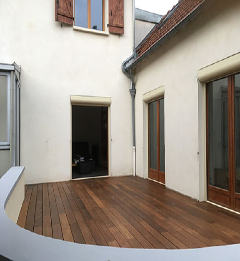 Lame de Terrasse Awa Ipe Brut Deck Clipsable Striee 145x21x l950mm - Accueil - Over Parquet