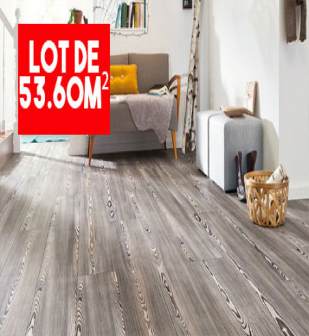 Sol Stratifié Pin Pacifico Top Connect - Lot de 53,60m² - - Over Parquet