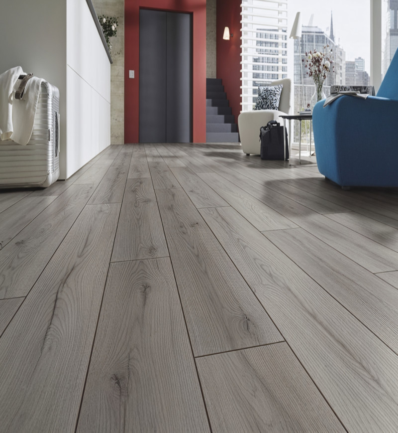 Sol Stratifié Chêne&nbsp;Century Gris - Collection Alexandrie - Over Parquet