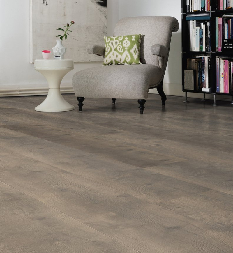 Sol Stratifié Chêne Bergamo Carbon Authentic Soft Top Connect - Lot de 5,36m² - Accueil - Over Parquet