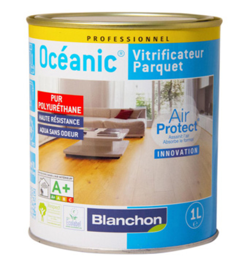 Vitrificateur Océanic Blanchon Incolore Brillante 1L - Accueil - Over Parquet