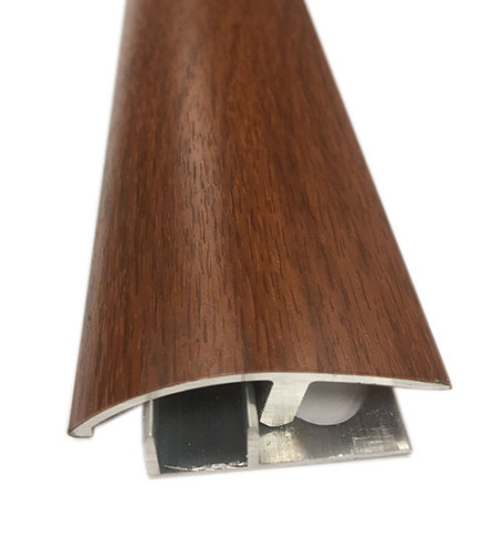 Barre de Seuil Merbau Différence de Niveau a Emboiter sur Base (43426) 50mx90cmx 12.5/15mm - Accueil - Over Parquet