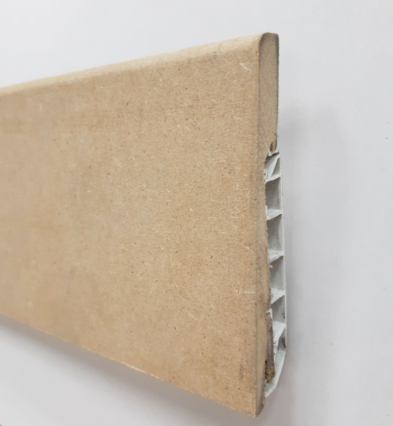 Plinthe Électrique MDF avec Goulotte Brut - Accueil - Over Parquet