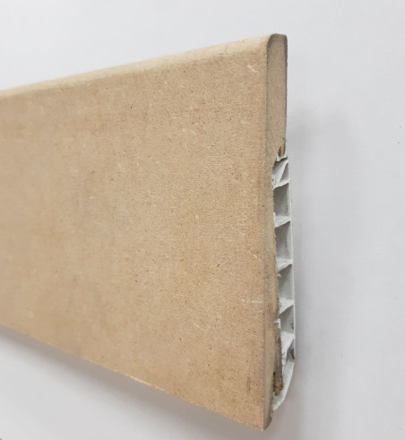 Plinthe Électrique MDF avec Goulotte Brut - Accueil - Over Parquet