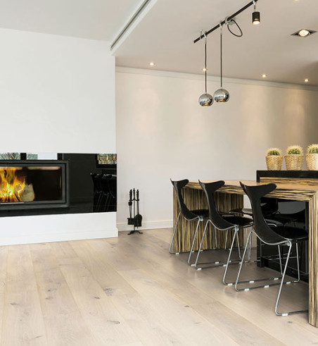 chene massif huile rustique brosse super white 200x20mm - certifié fsc 100 % - Accueil - Over Parquet