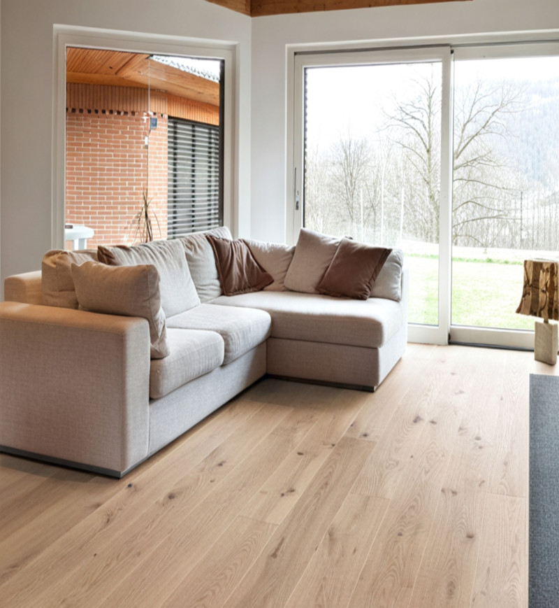 chene massif verni brosse rustique invisible 160x14mm lv - certifié fsc 100 % - Accueil - Over Parquet