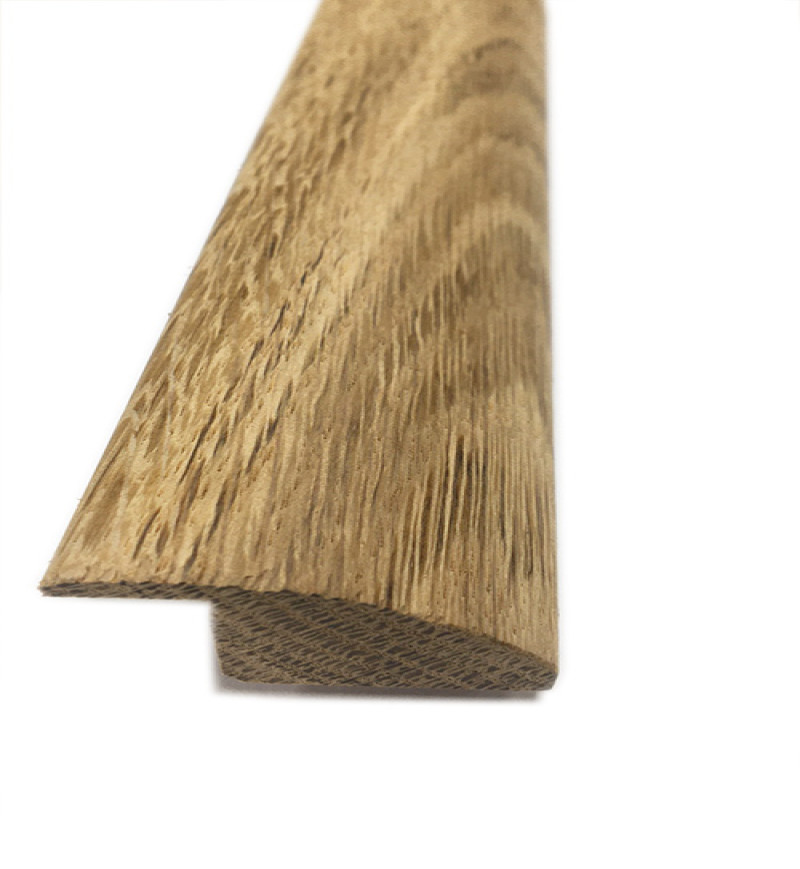 Barre de Seuil a Recouvrement Massif Brut 18x35x2000 (pour différence de niveau 14/15mm) - Accueil - Over Parquet
