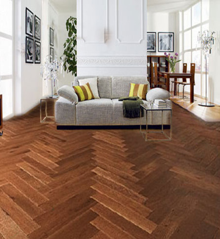 Bâton Rompu Chêne Huilé Château Rustique Vieilli Bords Martelés - Accueil - Over Parquet