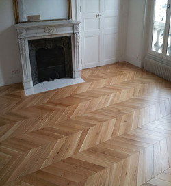 Parquet Massif Point de Hongrie - Over Parquet