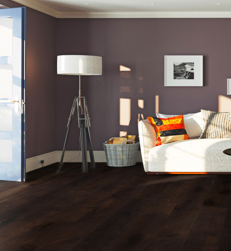 chene contrecolle godello rustique brosse huile uv noir coupe de scie go-4 clipsable 220x15/4x950-1900mm - Accueil - Over Parquet