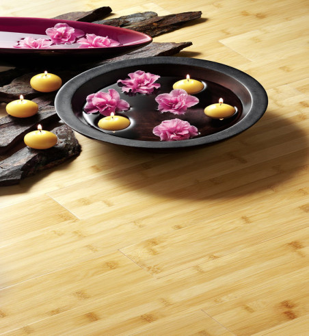 Bambou Massif Verni Horizontal Vanille - Lot de 2,49m² - Parquet - Over Parquet