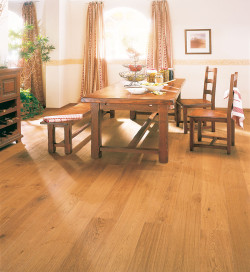 Chêne Massif Huile Brosse Markant Miel Go4 - Accueil - Over Parquet