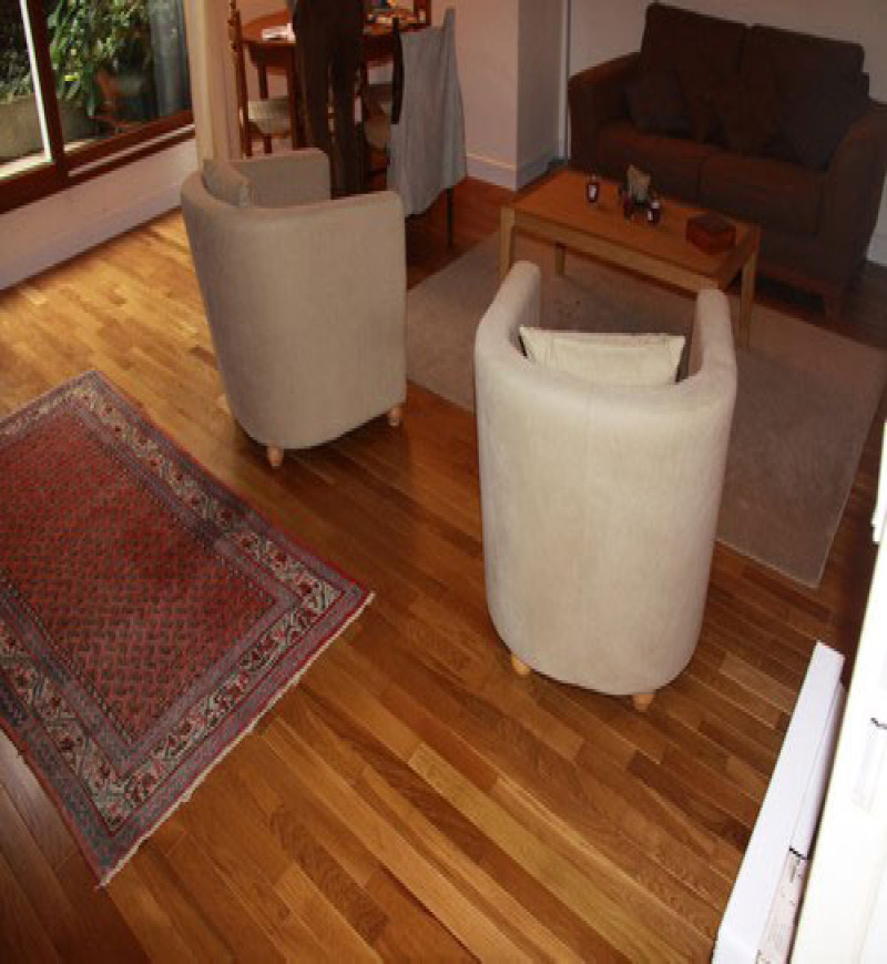 Chêne Massif Village Verni Mat - Accueil - Over Parquet