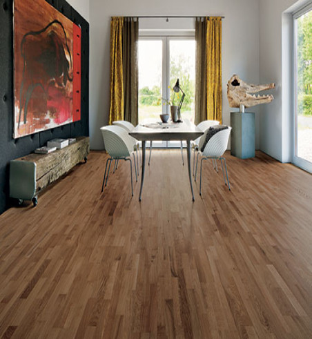 Chêne Massif Verni Brosse Antique nut pr bis go4 70x14x350 à 600mm - certifié fsc 100 % - Accueil - Over Parquet