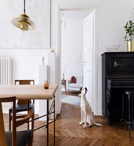 Bâton Rompu Chêne Massif Verni Nut - 600mm - Accueil - Over Parquet