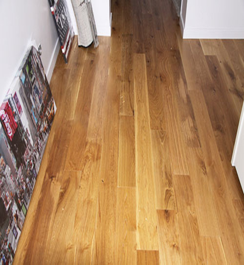 Chêne Massif Huile Brosse Miel Pure Grade Nature 140x20.4 x 400-2000mm certifié fsc 100 % - Accueil - Over Parquet