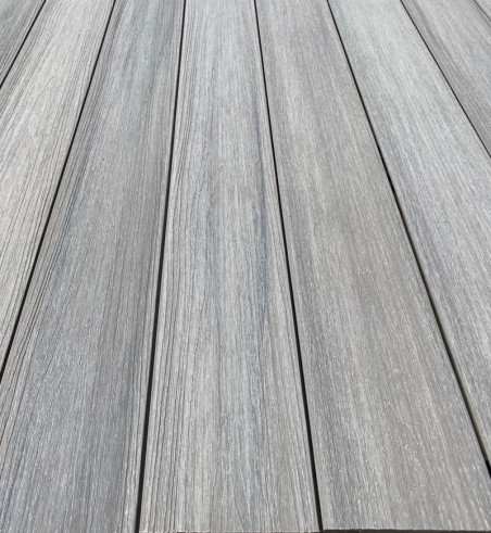Lame de Terrasse Composite Grey Clipsable - Accueil - Over Parquet