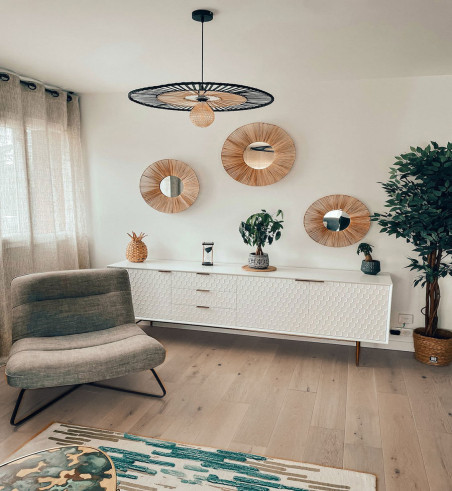 Chêne Contrecollé Rustique Verni Brossé Invisible Garden - 150mm - Accueil - Over Parquet