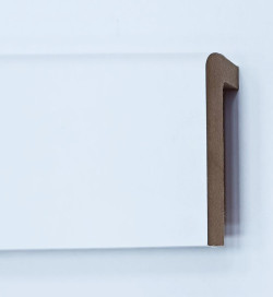 Plinthe de recouvrement Dinachoc MDF décor blanc - Accueil - Over Parquet