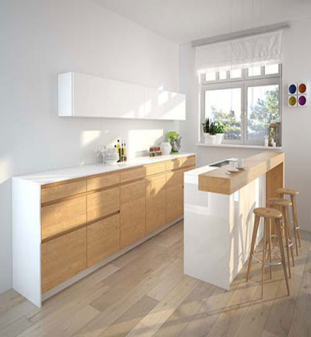 Chêne Massif Huilé Brossé Markant Sable - Accueil - Over Parquet