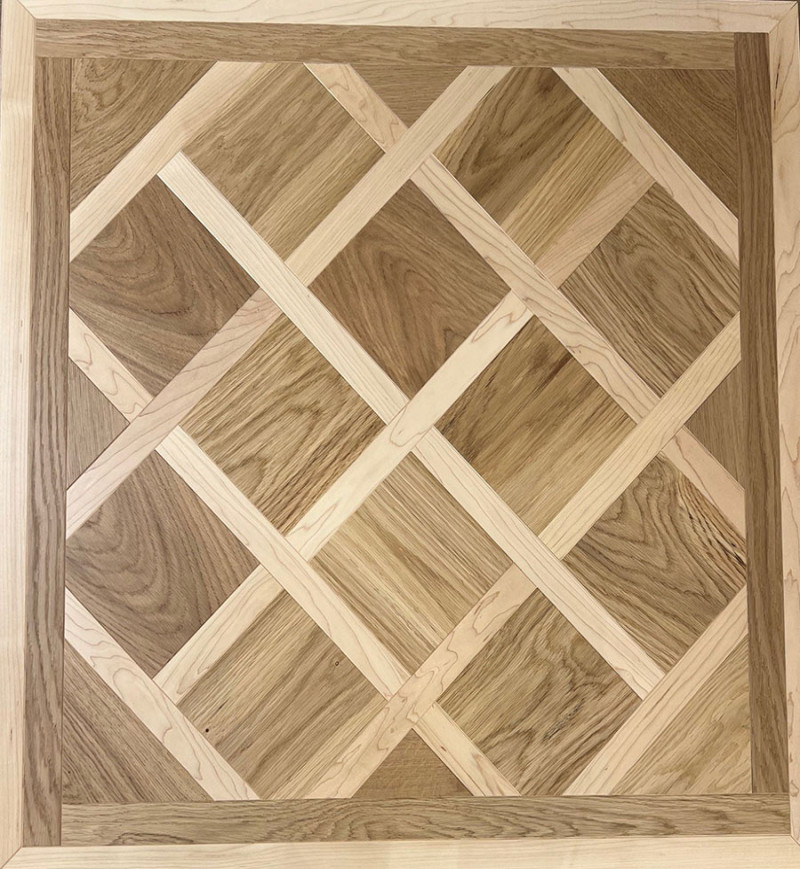 Chêne Dalles Versailles Cour du Roi Verni - Versailles - Over Parquet