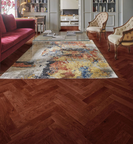 Bâton Rompu Massif Vieux Chêne Huilé Natura - 380mm - Accueil - Over Parquet