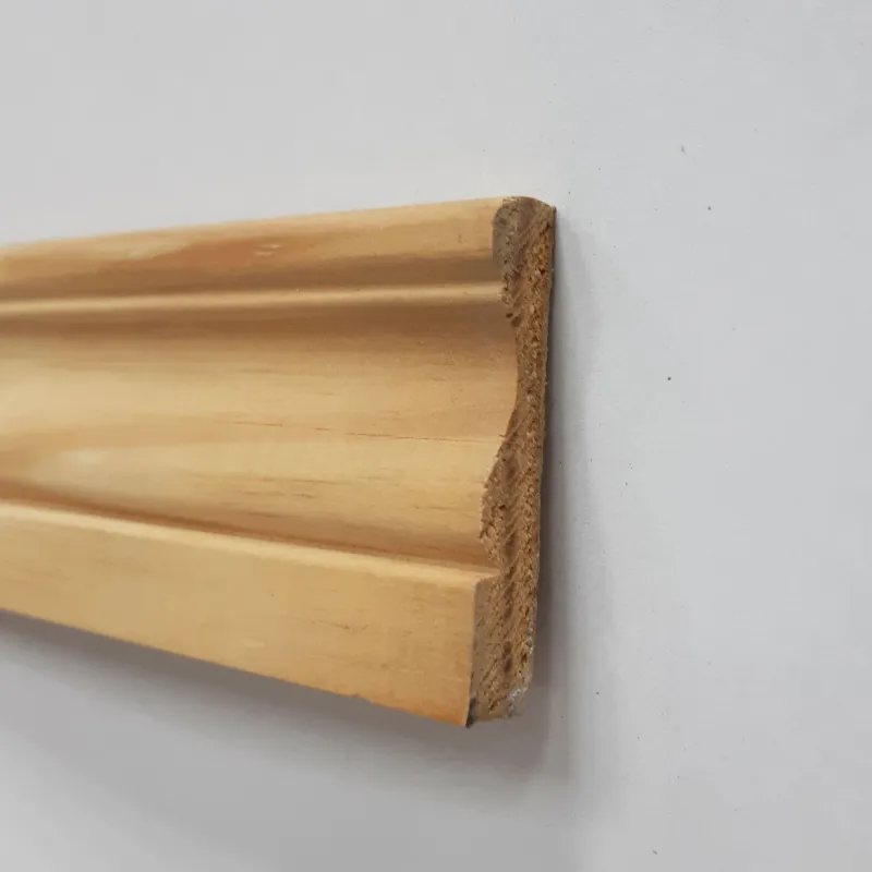 Chambranle a Doucine Moulurée en Pin des Landes Brut 9x48x2400 - Accueil - Over Parquet