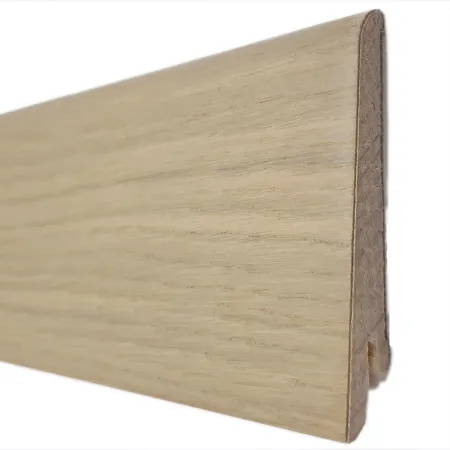 plinthe plaquee bois chene huile invisible /blanchi 80x15x2500 dinachoc p812  - certifié pefc 70% - Accueil - Over Parquet