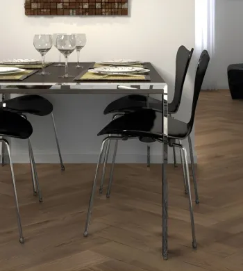 Sol Stratifié Bâton Rompu Chêne Tréviso - 665mm x 133mm x 8mm