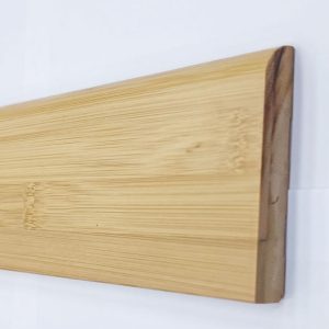 PLINTHE BAMBOU MASSIF VERNI NATUREL 90X15X2000MM
