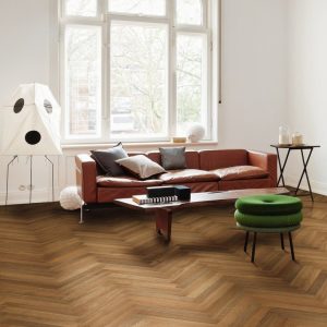 HARO PARQUET 4000 Parquet 2-plis Monolame Prestige Chêne fumé Markant permaDur Rainure & languette 120x10mm (compatible avec sol rafraîchissant) - Certifié PEFC 70% (FIN DE SERIE DE 15.60m²) 