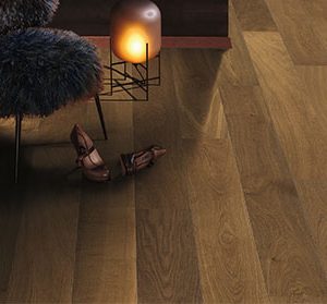 HARO PARQUET 4000 Planche large à l'ancienne 180x13.5x2200mm  4V Chêne fumé léger Markant brossé naturaLin plus Top Connect -Certifié PEFC 70% - LOT DE 15.85M² VISIBLE A PANTIN