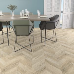 POINT DE HONGRIE ASPECT CHÊNE GRIS VIEILLI AC6 PASSAGE TRES INTENSIF - Certifié PEFC 100%