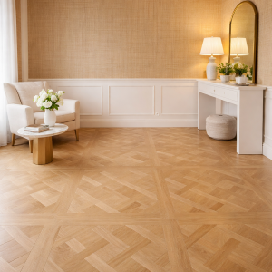 CHÊNE DALLES VERSAILLES SIGNATURE ROYAL VERNI PR BIS 900x900x20mm - 6mm de couche d'usure Certifié FSC 100%